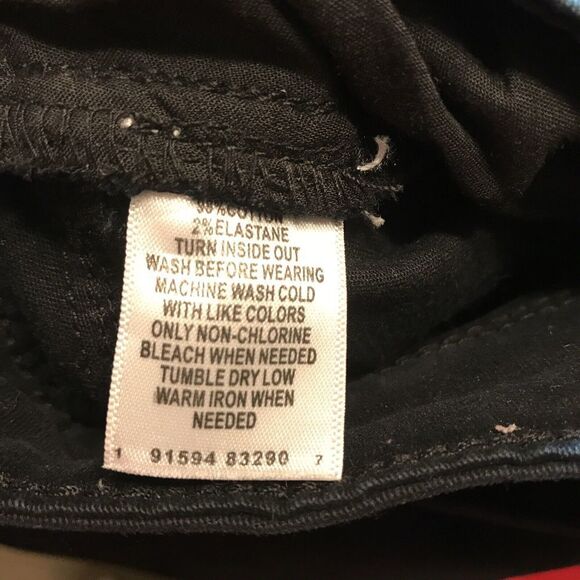 Great Northwest Women's Capri Jeans Pants Size 8 Black - Picture 6 of 8